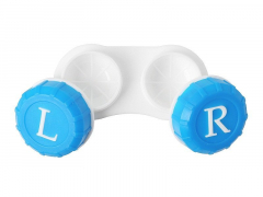 Piilolinssikotelo sininen L + R 