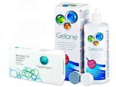 Biomedics 55 Evolution (6 kpl) + Gelone -piilolinssineste 360 ml