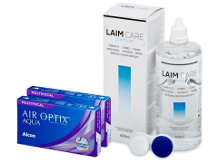 Air Optix Aqua Multifocal (2x3 kpl) + Laim-Care 400ml