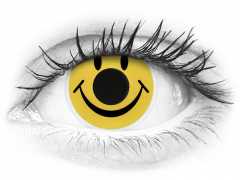 Keltaiset Smiley piilolinssit - ColourVue Crazy (2 kpl)