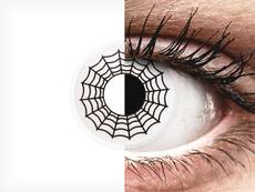 Mustavalkoiset Spider linssit - ColourVue Crazy (2 kpl)