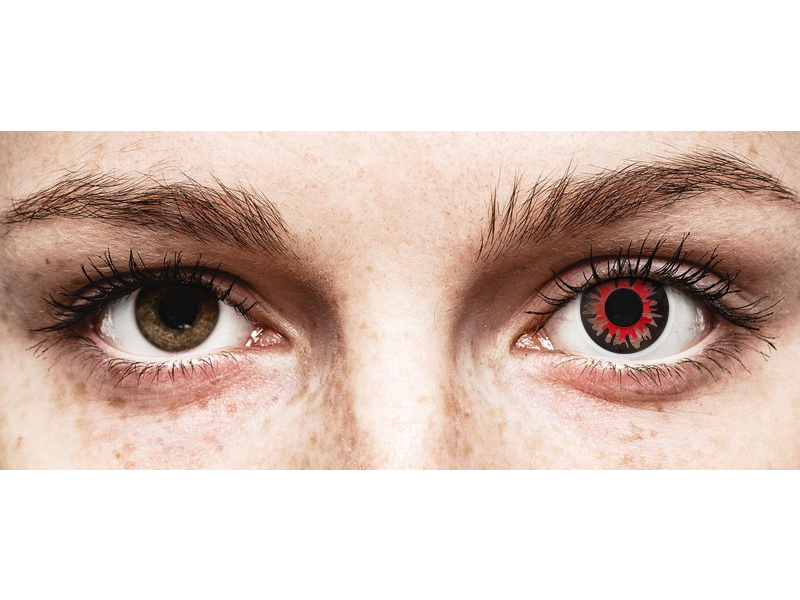 Punaiset Volturi piilolinssit - ColourVue Crazy (2 kpl)