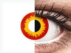 Punaiset ja Keltaiset Wildfire linssit - ColourVue Crazy (2 kpl)