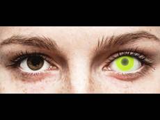 Keltaiset Glow piilolinssit - ColourVue Crazy (2 kpl)