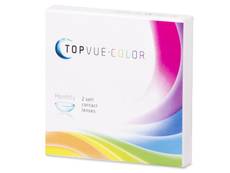 Vihreät piilolinssit - tehoilla - TopVue Color (2 kpl)