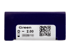 Vihreät piilolinssit - tehoilla - TopVue Color (2 kpl)