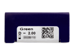 Vihreät piilolinssit - tehoilla - TopVue Color (2 kpl)