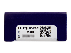 Turkoosit piilolinssit - tehoilla - TopVue Color (2 kpl)