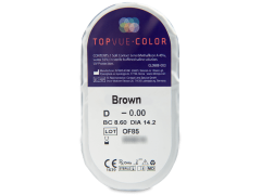 Ruskeat piilolinssit - TopVue Color (2 kpl)