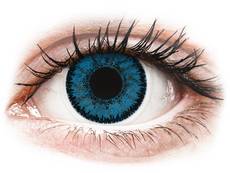 Siniset Topaz piilolinssit - SofLens Natural Colors (2 kpl)