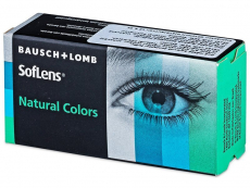 Siniset Topaz piilolinssit - SofLens Natural Colors (2 kpl)