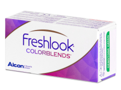 Harmaat linssit - FreshLook ColorBlends - Tehoilla (2 kpl)