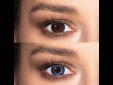 Siniset Sapphire linssit FreshLook ColorBlends - Tehoilla (2 kpl)