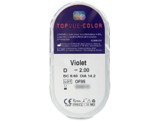 Violet piilolinssit - tehoilla - TopVue Color (2 kpl)