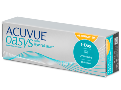 Acuvue Oasys 1-Day with HydraLuxe for Astigmatism (30 läätse)
