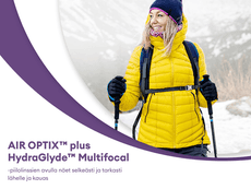 Air Optix plus HydraGlyde Multifocal (3 linssiä)