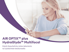 Air Optix plus HydraGlyde Multifocal (3 linssiä)