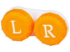 Piilolinssikotelo oranssi L+R 