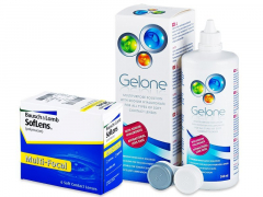 SofLens Multi-Focal (6 kpl) + Gelone-piilolinssineste 360 ml