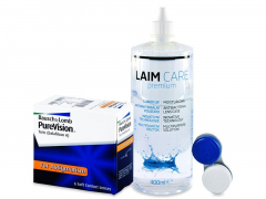 PureVision Toric (6 kpl) + Laim Care-piilolinssineste 400 ml