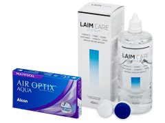 Air Optix Aqua Multifocal (6 kpl) + Laim Care-piilolinssineste 400 ml