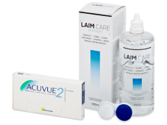 Acuvue 2 (6 kpl) + Laim-Care-piilolinssineste 400 ml