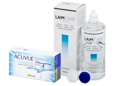 Acuvue Oasys for Astigmatism (12 kpl) + Laim-Care-piilolinssineste 400 ml