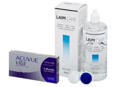 Acuvue Vita (6 kpl) + Laim-Care-piilolinssineste 400 ml