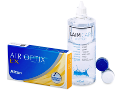Air Optix EX (3 kpl) + Laim-Care-piilolinssineste 400 ml
