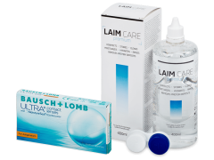 Bausch + Lomb ULTRA for Astigmatism (6 kpl) + Laim-Care-piilolinssineste 400 ml