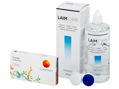 Proclear Multifocal (6 kpl) + Laim-Care-piilolinssineste 400 ml