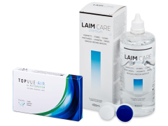 TopVue Air for Astigmatism (3 kpl) + Laim-Care -piilolinssineste 400 ml