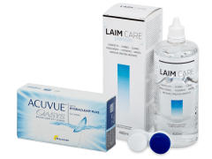 Acuvue Oasys (12 kpl) + Laim Care-piilolinssineste 400 ml