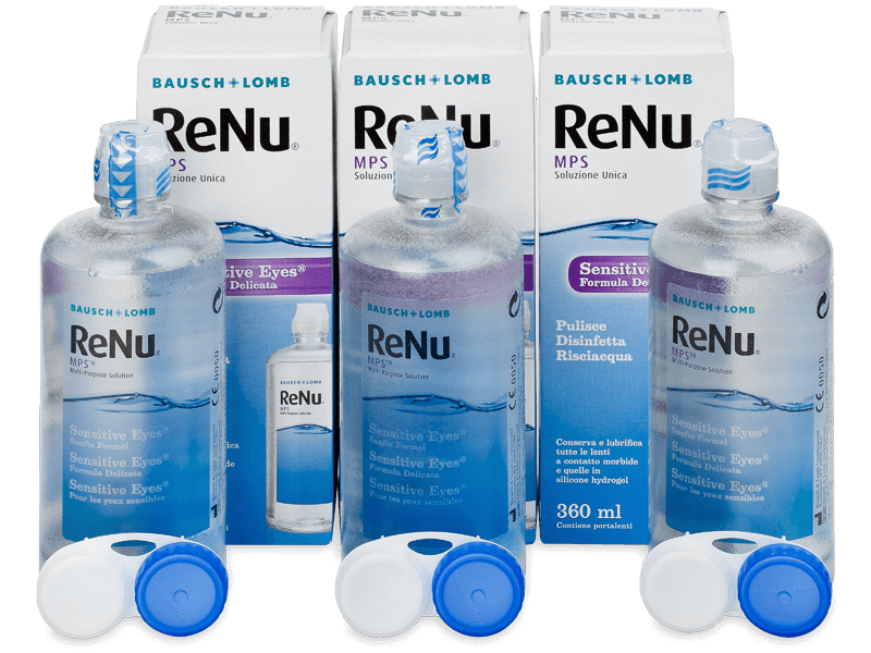 ReNu MPS Sensitive Eyes -piilolinssineste 3 x 360 ml 