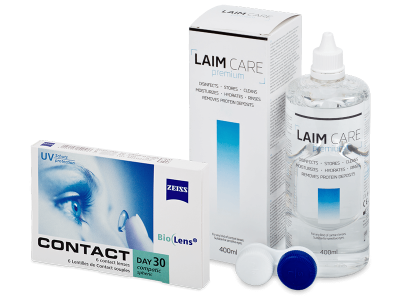 Carl Zeiss Contact Day 30 Compatic (6 linssiä) + Laim-Care 400 ml piilolinssineste
