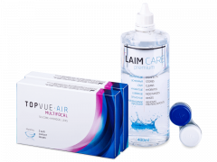 TopVue Air Multifocal (6 kpl) + Laim-Care-piilolinssineste 400 ml