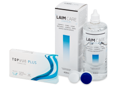 TopVue Monthly PLUS (6 kpl) + LAIM-CARE -piilolinssineste 400 ml