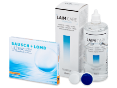 Bausch + Lomb ULTRA for Astigmatism (3 kpl) + Laim-Care-piilolinssineste 400 ml