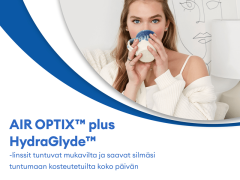 Air Optix plus HydraGlyde (6 kpl)