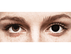 CRAZY LENS - Black Out - Tehoilla (2 kpl)