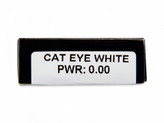 CRAZY LENS - Cat Eye White - Ei-Dioptriset (2 kpl)