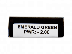 CRAZY LENS - Emerald Green - Tehoilla (2 kpl)