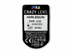CRAZY LENS - Harlequin - Ei-Dioptriset (2 kpl)