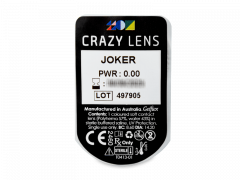 CRAZY LENS - Joker - Ei-Dioptriset (2 kpl)