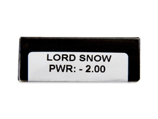 CRAZY LENS - Lord Snow - Tehoilla (2 kpl)