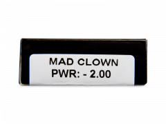 CRAZY LENS - Mad Clown - Tehoilla (2 kpl)
