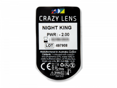 CRAZY LENS - Night King - Tehoilla (2 kpl)