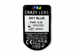 CRAZY LENS - Sky Blue - Ei-Dioptriset (2 kpl)