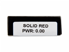 CRAZY LENS - Solid Red - Ei-Dioptriset (2 kpl)
