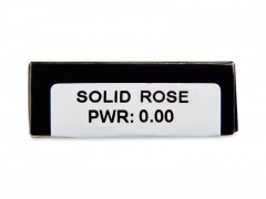 CRAZY LENS - Solid Rose - Ei-Dioptriset (2 kpl)